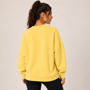 Sudadera para mujer, estilo moderno para el día a día, tela suave de primera calidad, ligera, cálida, cómoda, ajuste relajado, ropa informal esencial - Product Image 3