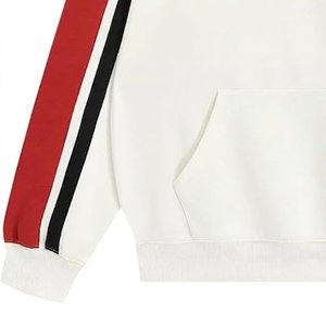 Sweat-shirt à capuche en molleton blanc pour femme, col rond, personnalisable avec logo, tricoté, décontracté, hiver, ODM, très vendu - Product Image 5