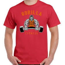 Camiseta reactiva estampada para hombre, corte muscular, tela resistente a la decoloración, para gimnasio, culturismo, fitness, entrenamiento y ejercicio. - Product Image 2