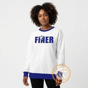 เสื้อสเวตเชิ้ต Zeta Phi Beta ผ้าฝ้ายฟลีซย้อมสีพื้น ปักลายตามสั่ง แบรนด์ GREEK TREASURES ขายส่ง ระบายอากาศได้ดี แห้งเร็ว - Product Image 2