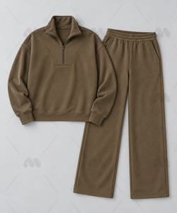 ชุดวอร์มออกกำลังกายสำหรับฤดูใบไม้ร่วง/ฤดูหนาว แบบ unisex เหมาะสำหรับวิ่งจ๊อกกิ้ง เล่นฟุตบอล ชุดกีฬาสำหรับผู้ใหญ่ สวมใส่สบาย มีฮู้ด ซิป ปักโลโก้ ผ้าฝ้าย 100% แห้งเร็ว - Product Image 6