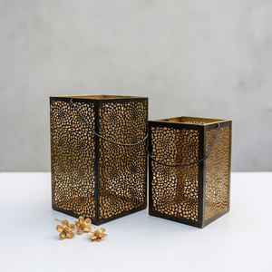 Fabricants de porte-bougies votives en métal découpé personnalisés pour la décoration de la maison et les mariages - Product Image 5