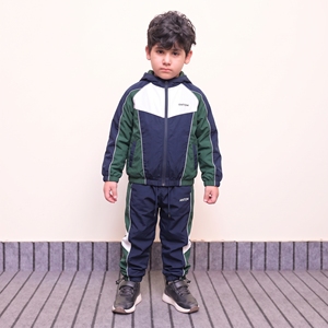 Conjunto Deportivo para Hombre al por Mayor - Chaqueta Cortavientos de Nailon con Estampado Personalizado de Fábrica - Product Image 3