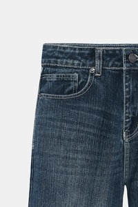 Women's Stretch Denim Jeans <b>Boot</b> Cut Knee Length Mid Waist Eco-Friendly Vintage Style Comfort-Stretch Soft Breathable - Product Image 5
