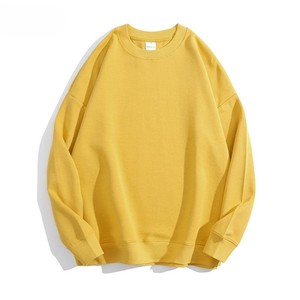 OEM ODM 300GSM Cotton Oversized <b>Sweatshirt</b> Custom Unisex Crewneck 2026 - Product Image 1