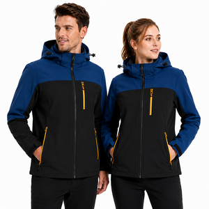 Chaqueta Softshell Impermeable de Moda para Hombre y Mujer, Chaqueta Casual Cortavientos para Parejas - Product Image 1