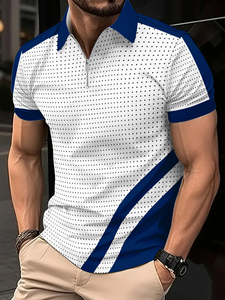 Casual Wear Men Polo Shirts Hot Selling New Design Custom Logo Solid Color Breathable Cotton Polo Shirts Plus Size <b>Classic</b> Wear - Product Image 5