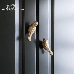 Luxury <b>Gold</b> Ginkgo Leaf Cabinet Knob – Handcrafted Brass <b>Drawer</b> & Wardrobe <b>Pull</b> Handle - Product Image 4