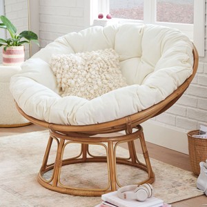 Rattan papasan accent <b>chair</b> high quality natural <b>cane</b> bowl <b>chairs</b> outdoor patio furniture set - Product Image 5