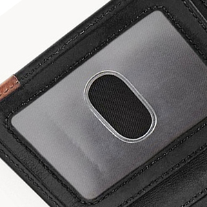 RAHRAJ ENTERPRISES Cartera Bifold de Cuero Negra para Hombre, Tarjetero Delgado, Diseño Abierto, Modelo Re-mw-006, 50 Unidades, Pakistán - Product Image 4