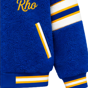 Custom Women Sigma Gamma Rho Reversible Fleece <b>Sherpa</b> Bomber Jacket Warm Double Face Greek Sorority Winter Outerwear Fashion - Product Image 6