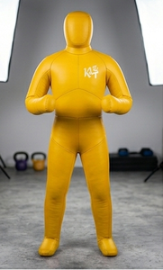 กระสอบทรายชกมวย PVC สีเหลือง KLTW INT'L น้ำหนัก 2 กก. อุปกรณ์ฝึกซ้อมที่ทนทานสำหรับผู้ใหญ่ ฝึกศิลปะการต่อสู้ - Product Image 2