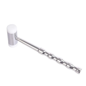 Marteau chirurgical manuel double face pour interventions orthopédiques et dentaires, tête en nylon remplaçable, matériau en acier inoxydable, certifié CE - Product Image 2