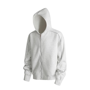 Sudadera con Capucha Techwear Cyberpunk con Logotipo Personalizado, Ribete Reflectante, Sudadera con Cierre y Rayas para Hombre, Estilo Urbano - Product Image 4