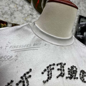 Camiseta Gráfica Vintage Oversize Personalizada de Algodón Pesado con Hombros Caídos, Estilo Streetwear, Lavado Ácido, Casual, Unisex - Product Image 3