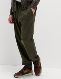 Pantalon de jogging en molleton pour homme, coupe confort personnalisée, respirant, taille élastique avec cordon de serrage, décontracté, pour la détente et le fitness - Product Image 5