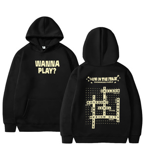Sweat-shirt à capuche surdimensionné personnalisé en molleton à manches longues coupe ample style streetwear pour hommes et femmes - Product Image 6