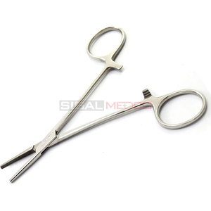 Pinzas para Mosquitos Rectas de 4.92 Pulgadas, Acero Inoxidable Alemán de Alta Calidad, Reutilizables, Instrumentos Médicos Manuales, Quirúrgicos y Dentales - Product Image 6