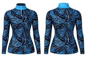 Chemise de compression respirante anti-odeur à fermeture éclair 1/4 de haute qualité pour le ski, la pêche, la chasse hivernale, les sports et l'équitation - Product Image 4