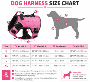 Harnais Réfléchissant pour Chien de Taille Moyenne, Gilet en Nylon Imperméable et Respirant Anti-Traction avec Fermeture à Boucle - Product Image 6