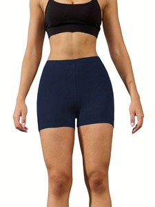 Shorts de yoga taille haute pour femmes, doux, extensibles, sans coutures, pour l'entraînement, la course à pied et la gym - Product Image 1