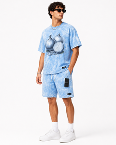 Ensemble d'hiver décontracté pour homme, style streetwear, délavé à l'acide, taille haute, couleur unie, 100% coton, respirant, séchage rapide, qualité supérieure - Product Image 3