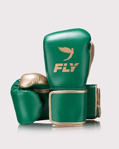 Guantes de Boxeo Profesionales de Piel Hechos a Medida, Color Verde, Ligeros y Transpirables, con Cierre, para Entrenamiento de Boxeo - Product Image 1