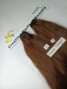 ผมคนเวียดนามแท้100% ผมแท้จากเวียดนามขายดีที่สุดผมแท้สีน้ำตาลผิวตรงจากธรรมชาติผมมนุษย์ดิบคุณภาพสูง - Product Image 3