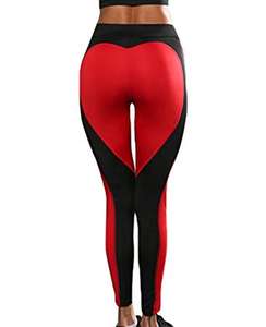 Leggings de Yoga de Cintura Alta para Mujer, Estampado Personalizado, Spandex/Poliéster, Secado Rápido, Elásticos en Cuatro Direcciones, Transpirables, Antibacterianos, para Fitness - Product Image 6