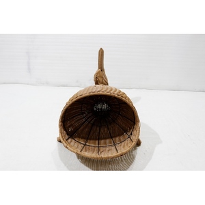 Whale Shape <b>Wicker</b> Rattan Eco-Friendly <b>Storage</b> <b>Basket</b> with Handles Handwoven Natural Fiber Organizer for Kids Nursery Home Decor - Product Image 6