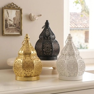 Farol Marroquí Dorado de Latón, Forma Elegante, Decoración para el Hogar, Duradero - Product Image 4
