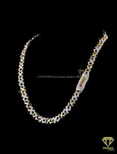 12mm infinity Link <b>Chain</b> 18K Gold Plated <b>Iced</b> <b>Out</b> Cuban Link <b>Chain</b> Moissanite Diamond Hip Hop Bling Jewelry for Men & Women - Product Image 3