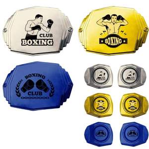 Heavyweight Custom Championship Belt Personalized Engraved <b>Name</b> Title Zinc Alloy <b>Plate</b> Sports Trophy Leather - Product Image 5