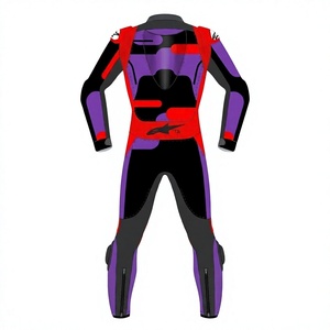 Traje de Carreras Jorge Martin MotoCP, Traje de Motociclista de Cuero de Vaca/Canguro Rucati, Mono de Cuero para Motociclismo, Nivel 2 CE Pro - Product Image 2