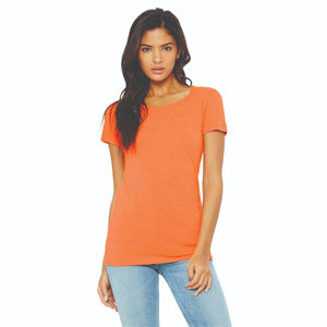 Loose women T-shirt soft cotton fabric breathable pullover short sleeves relaxed fit crew neck for casual daily wear and sale - Product Image 3