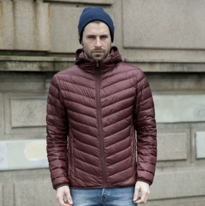 Custom Logo Front Men Streetwear Thick Winter <b>Warm</b> <b>Waterproof</b> Puffer <b>Jacket</b> - Product Image 2
