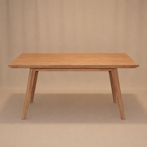 Mesa de Comedor Rectangular 180x90, Diseño Moderno, Madera de Teca Sólida, Muebles para el Hogar, Uso en Exteriores, Capacidad para 6 Personas, Modelo TAB10 - Product Image 2