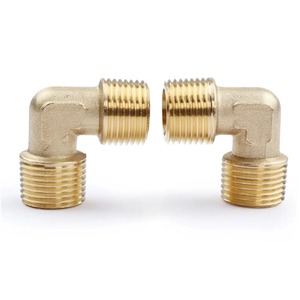 Conector de Codo Roscado Macho a Macho de Latón BSP BTP NPT, Adaptador de 90 Grados para Tuberías de Suministro de Agua - Product Image 5