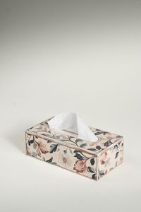 Boîte à mouchoirs décorative à motif floral, pratique pour la maison, étui de rangement décoratif - Product Image 1