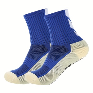 Calcetines Altos Antideslizantes, Transpirables y de Secado Rápido para Deportes y Entrenamientos - Lana/Algodón/Poliéster con Logotipo Personalizable - Product Image 1