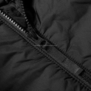 SGJ03B hommes hiver Fitness Bomber doudoune Logo personnalisé université veste support noir gros bouffant veste tissu matériel - Product Image 5