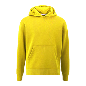 Sudadera con Capucha Unisex Marrón Sólido, Informal, con Bolsillo, Corte Regular, Otoño, 100% Algodón, Forro Polar Ecológico - Product Image 6