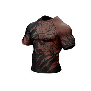 Personnalisez votre propre logo sur un rashguard à manches longues sublimé, rashguard MMA, rashguard BJJ, maillot de compression MMA pour moi - Product Image 6