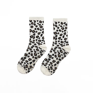 Calcetines de Pilates con Estampado de Leopardo y Logotipo Personalizado para Mujer, Calcetines de Yoga Antideslizantes con Puntos de Agarre en Toda la Suela, de Algodón, para Estudio de Yoga, Venta al Por Mayor - Product Image 3