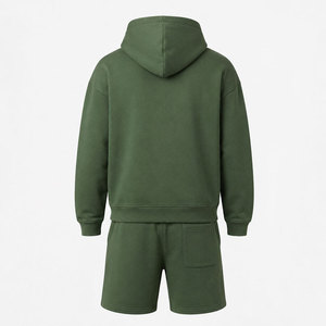 Best Design <b>Top</b> Selling Men Hoodies And Shorts Sets Hot Sale Professional Manufacturer Made Men Hoodies And Shorts Sets - Product Image 2