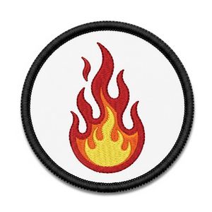 Patchs thermocollants personnalisés brodés visage souriant jaune fondant, appliques style Hip Hop Streetwear, badges à coudre pour vêtements - Product Image 4