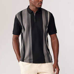 Camiseta de Hombre con Diseño Moderno, Superventas, 100% Algodón, Estampado Floral, Talla Grande, Calidad Premium, Secado Rápido, Transpirable, con Cierre de Cremallera - Product Image 1