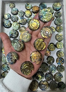 High Quality Labradorite Carved Cabochon Natural Flash Labradorite Loose Gemstone for Designer Jewelry Wholesale Price <b>Stones</b>, - Product Image 4