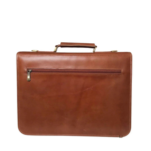 Elegante Maletín de Cuero Genuino Vintage para Portátil, Bandolera, para Oficina y Viajes, Duradero, Portátil, Suave, de Gran Capacidad - Product Image 6
