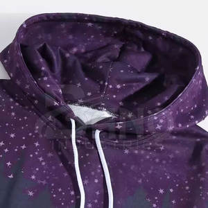 Sudadera con Capucha Blanca Lisa, Casual, para Sublimación, Exportación al por Mayor, Material Suave de Felpa para Invierno - Product Image 3